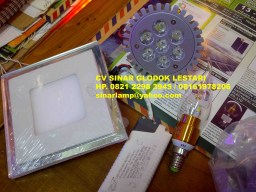 Lampu LED Candel Lampu PAR30 dan LED Panel Merk KIM atau HOLIC